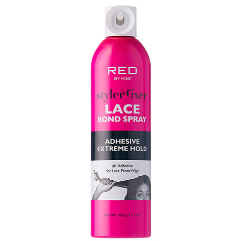 Red by Kiss Styler Fixer Extreme Hold Lace Bond Spray 11.1oz