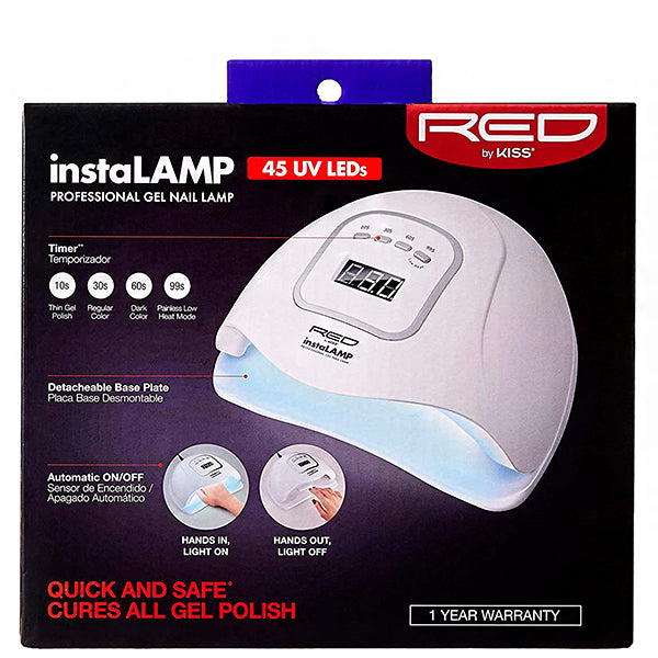 Red by Kiss UV01 InstaLamp Professional LED Gel Nail Lamp