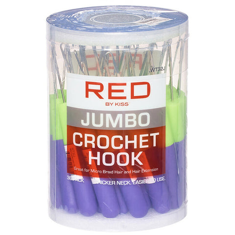 Red by Kiss WT32J 36pcs Jumbo Crochet Hook Bucket