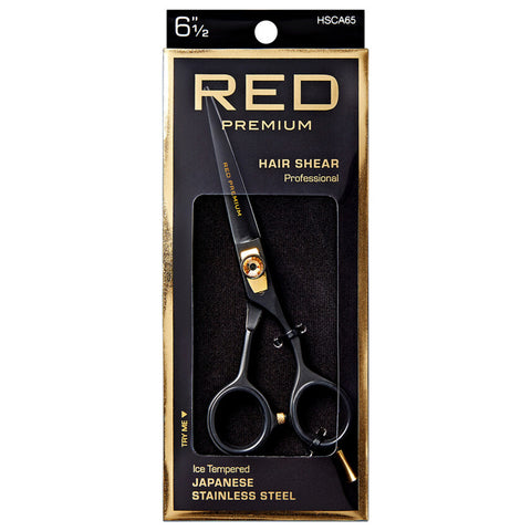 Red Premium HSCA65 Straight Hair Shear 6 1\/2\"