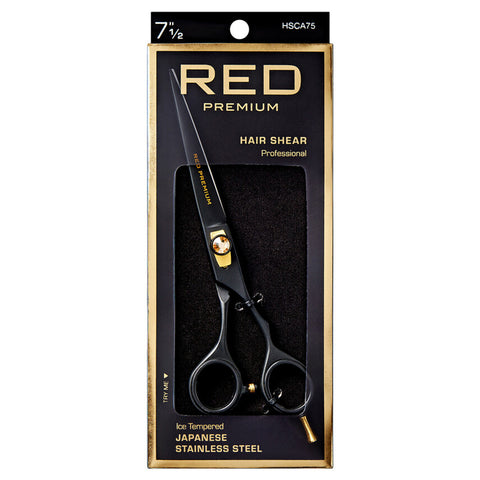 Red Premium HSCA75 Straight Hair Shear 7 1\/2\"