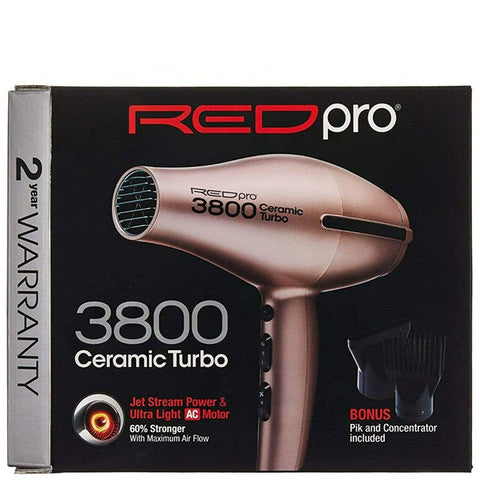 Red Pro 3800 Ceramic Turbo Hair Dryer BDP05