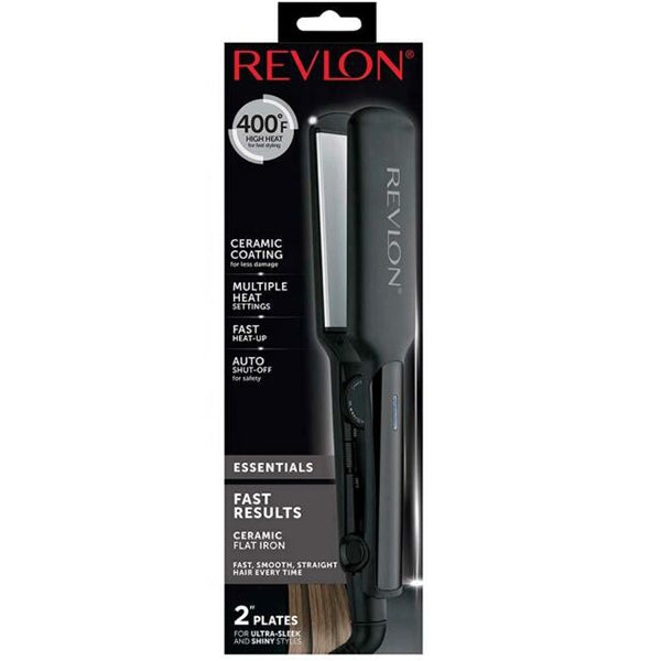 Revlon #RVST2182 Fast Results Ceramic Straight 2\" Flat Iron