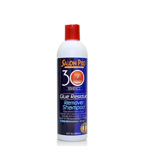 Salon Pro 30 Sec Glue Residue Remover Shampoo 12oz