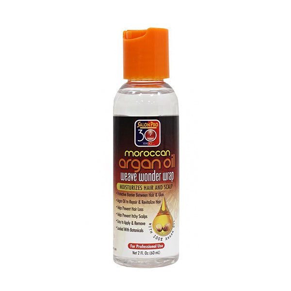 Salon Pro 30 Sec Moroccan Argan Oil Weave Wonder Wrap - Clear 2oz