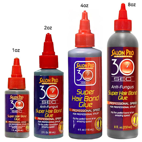 Salon Pro 30 Sec Super Hair Bond Glue 4oz