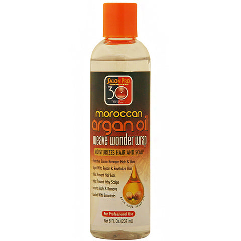 Salon Pro 30Sec Moroccan Argan Oil Weave Wonder Wrap - Clear 8oz