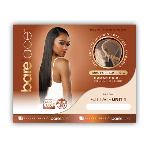 Sensationnel Barelace Synthetic Hair Glueless BARELUXE Full Lace Wig - FULL LACE UNIT 1