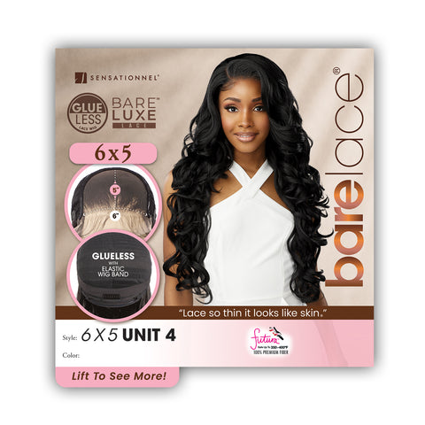 Sensationnel Barelace Synthetic Hair Glueless BARELUXE Lace Wig - 6X5 UNIT 4