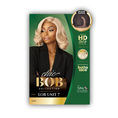 Sensationnel Butta Chic Bob Lace Front Wig LOB UNIT 7