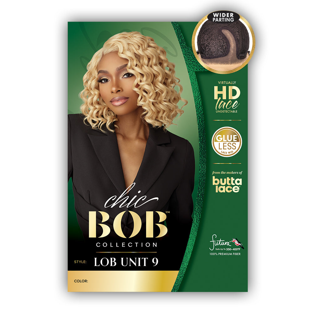 Sensationnel Butta Chic Bob Lace Front Wig LOB UNIT 8