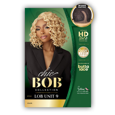 Sensationnel Butta Chic Bob Lace Front Wig LOB UNIT 8