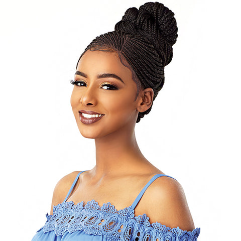 Sensationnel Cloud 9 13x5 Lace Parting Swiss Lace Wig SIDEPART CORNROW