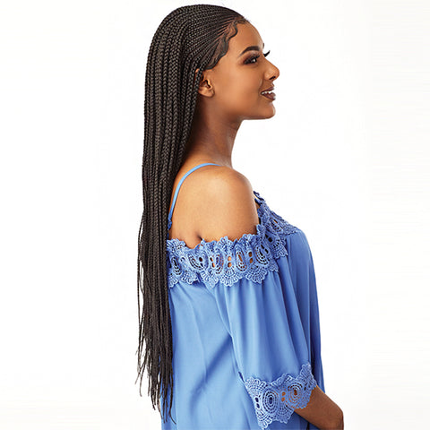 Sensationnel Cloud 9 13x5 Lace Parting Swiss Lace Wig SIDEPART CORNROW