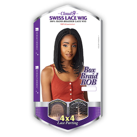 Sensationnel Cloud 9 Synthetic 4x4 Lace Parting Lace Wig BOX BRAID BOB