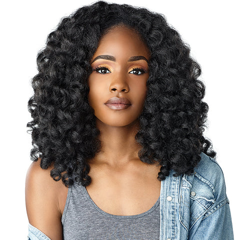 Sensationnel Curls Kinks & Co Half Wig Instant Weave - MONEY MAKER