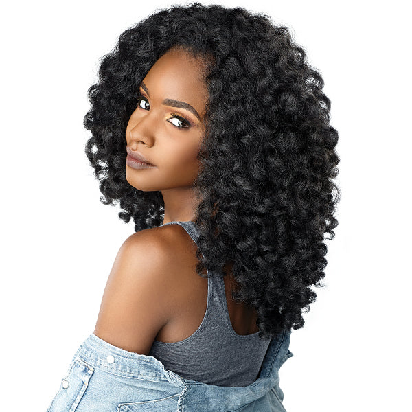 Sensationnel Curls Kinks & Co Half Wig Instant Weave - MONEY MAKER
