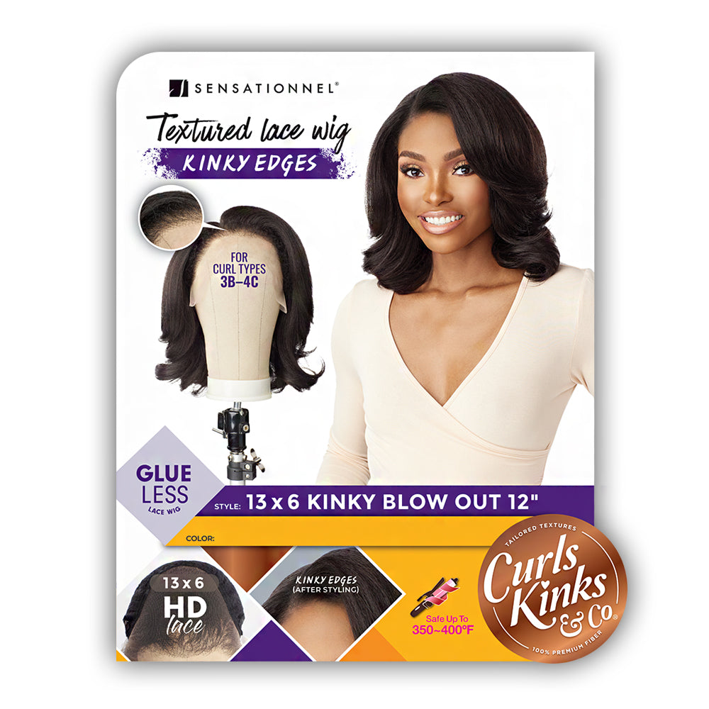 Sensationnel Curls Kinks & Co Synthetic Hair 13x6 Glueless HD Lace Wig - KINKY BLOW OUT 12