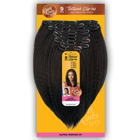 Sensationnel Curls Kinks & Co Synthetic Hair Clip ins - ALPHA WOMAN 12