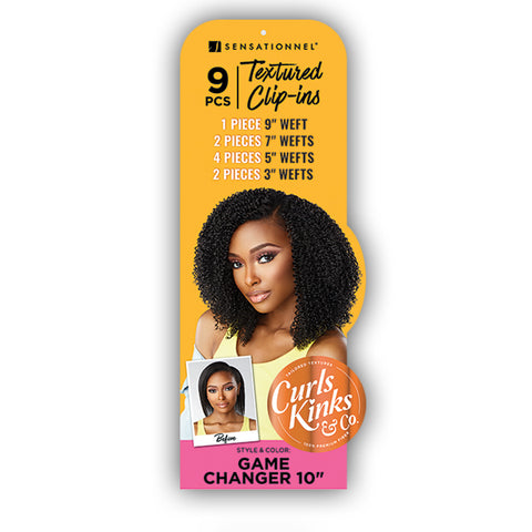 Sensationnel Curls Kinks & Co Synthetic Hair Clip ins GAME CHANGER 10