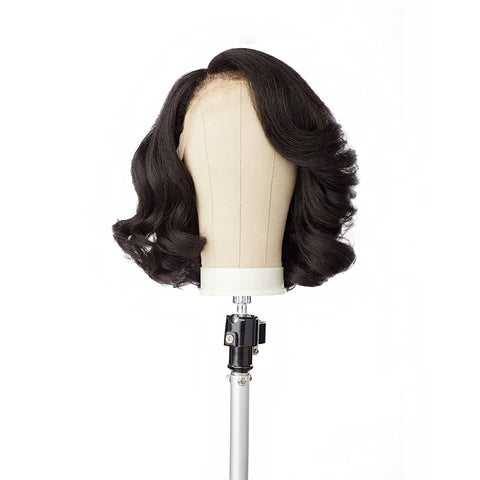 Sensationnel Curls Kinks & Co Synthetic Hair Glueless HD Lace Wig - Y PART KINKY BARREL CURL 12