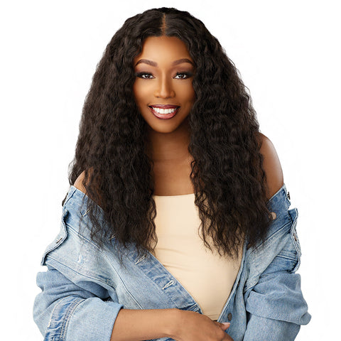 Sensationnel Curls Kinks & Co Synthetic Hair Glueless HD Lace Wig - Y PART KINKY BRAID OUT 20