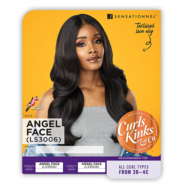 Sensationnel Curls Kinks & Co Synthetic Hair Lace Front Wig ANGEL FACE