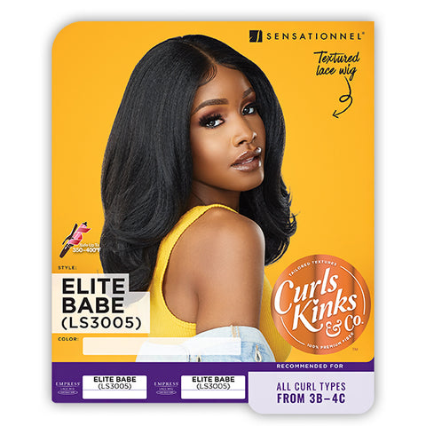Sensationnel Curls Kinks & Co Synthetic Hair Lace Front Wig ELITE BABE