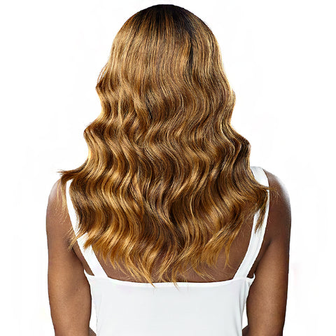 Sensationnel Human Hair Blend Butta HD Lace Front Wig - BEACH WAVE 20