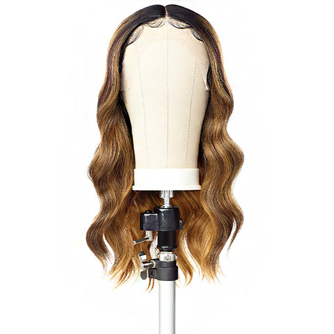 Sensationnel Human Hair Blend Butta HD Lace Front Wig - BEACH WAVE 20