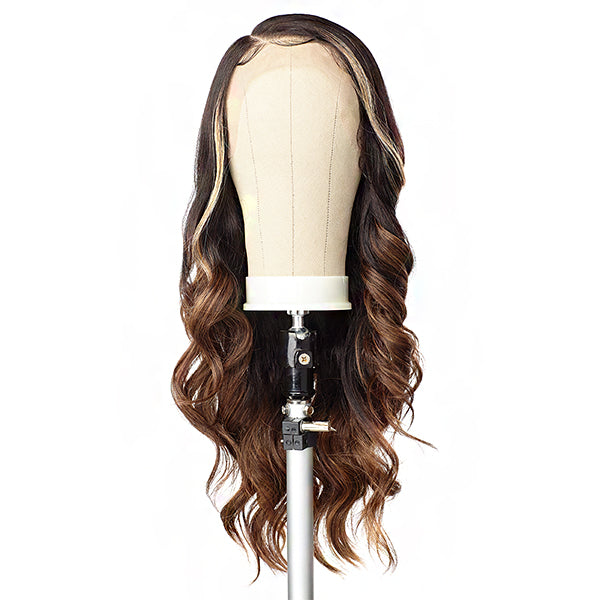 Sensationnel Human Hair Blend Butta HD Lace Front Wig - GLAM WAVE 24