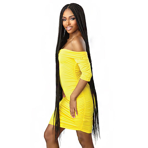 Sensationnel Lace Parting Braided HD Lace Wig BOX BRAID X-LARGE 50