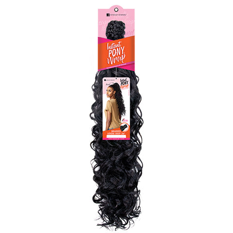 Sensationnel Ponytail Instant Pony Wrap - BRAIDED LOOSE DEEP 26