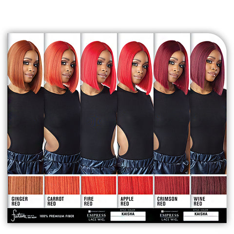 Sensationnel Shear Muse Red Krush Synthetic HD Lace Front Wig - KAISHA