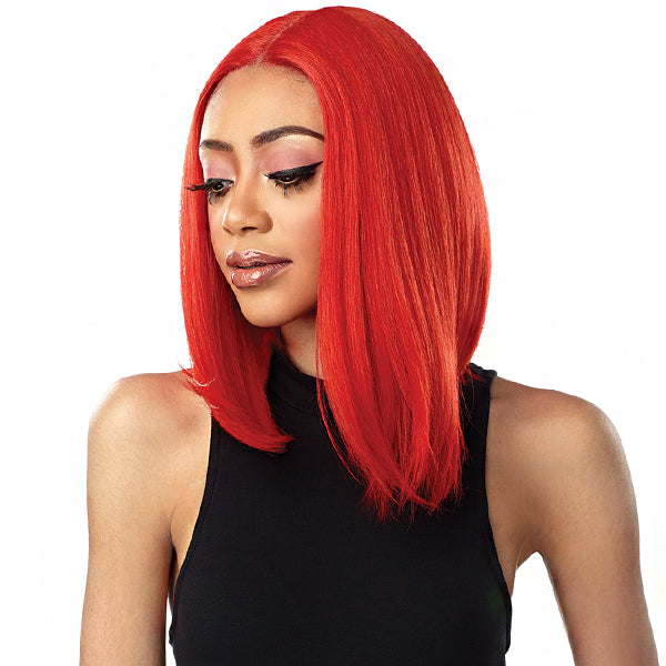 Sensationnel Shear Muse Red Krush Synthetic HD Lace Front Wig KIMORA