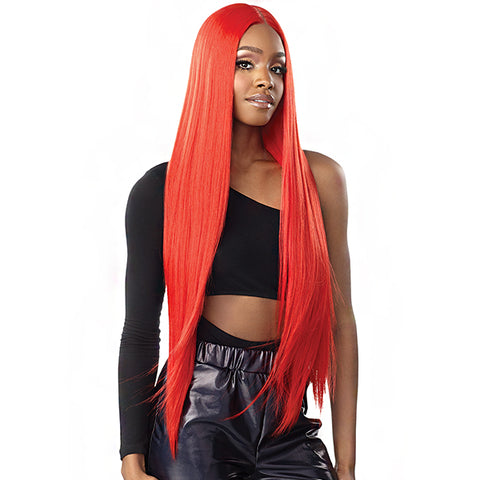 Sensationnel Shear Muse Red Krush Synthetic HD Lace Front Wig SALISHA