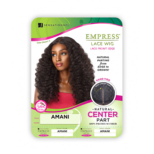 Sensationnel Synthetic Empress Center Part Lace Front Wig AMANI