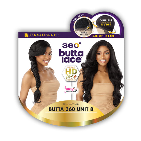 Sensationnel Synthetic Hair 360 Butta Glueless HD Lace Wig - BUTTA 360 UNIT 8