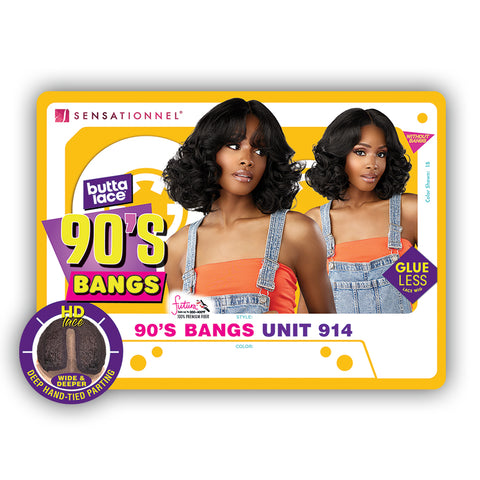 Sensationnel Synthetic Hair Butta 90s Glueless HD Lace Front Wig - 90S BANGS UNIT 914
