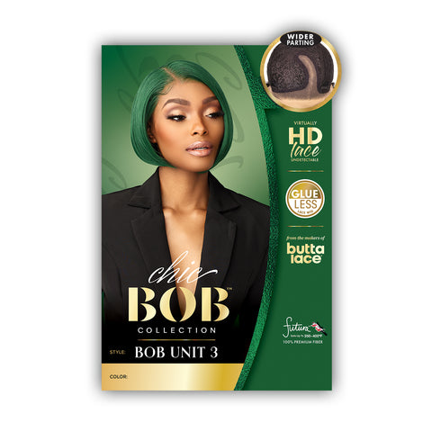 Sensationnel Synthetic Hair Butta Chic Bob Glueless HD Lace Front Wig - BOB UNIT 3