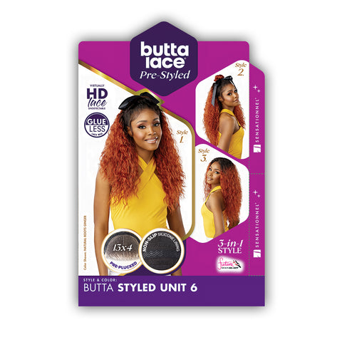 Sensationnel Synthetic Hair Butta Pre Styled 13x4 Glueless HD Lace Wig - BUTTA STYLED UNIT 6