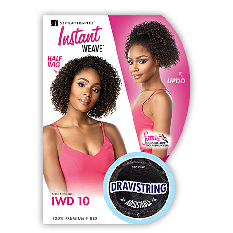 Sensationnel Synthetic Half Wig Instant Weave Drawstring Cap - IWD 10