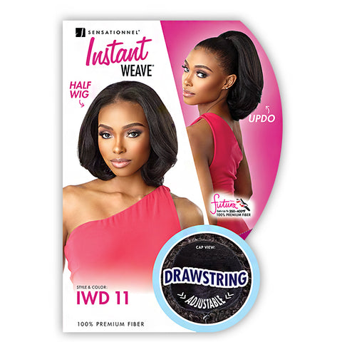 Sensationnel Synthetic Half Wig Instant Weave Drawstring Cap - IWD 11