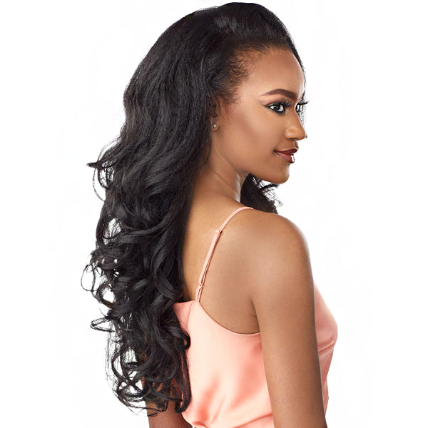 Sensationnel Synthetic Half Wig Instant Weave Drawstring  Cap IWD 3