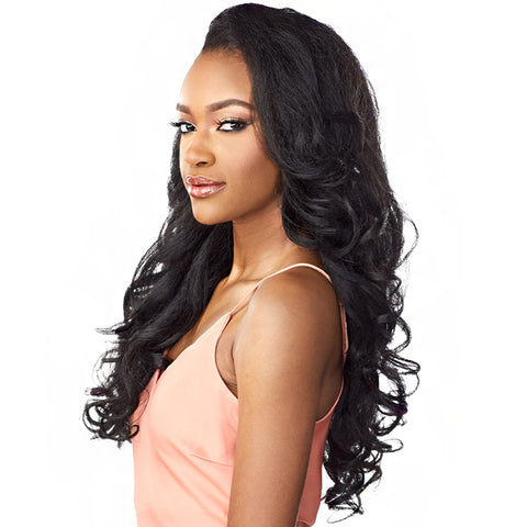 Sensationnel Synthetic Half Wig Instant Weave Drawstring  Cap IWD 3