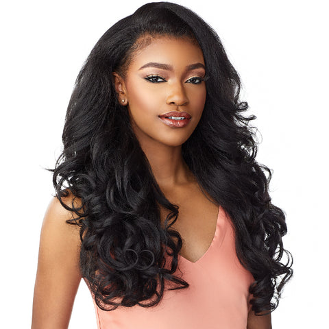 Sensationnel Synthetic Half Wig Instant Weave Drawstring  Cap IWD 3