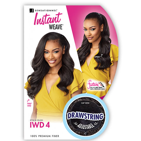 Sensationnel Synthetic Half Wig Instant Weave Drawstring  Cap IWD 4