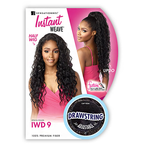 Sensationnel Synthetic Half Wig Instant Weave Drawstring Cap - IWD 9