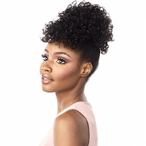 Sensationnel Synthetic Instant Bun with Bangs - JANA