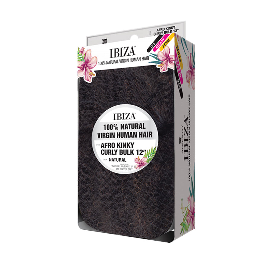 Shake N Go Ibiza 100% Natural Virgin Human Hair Braid - AFRO KINKY CURLY BULK 12